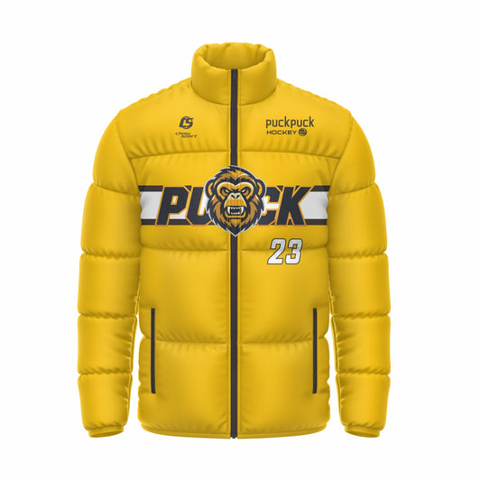 puckpuck hockey teamwear puffy jacket