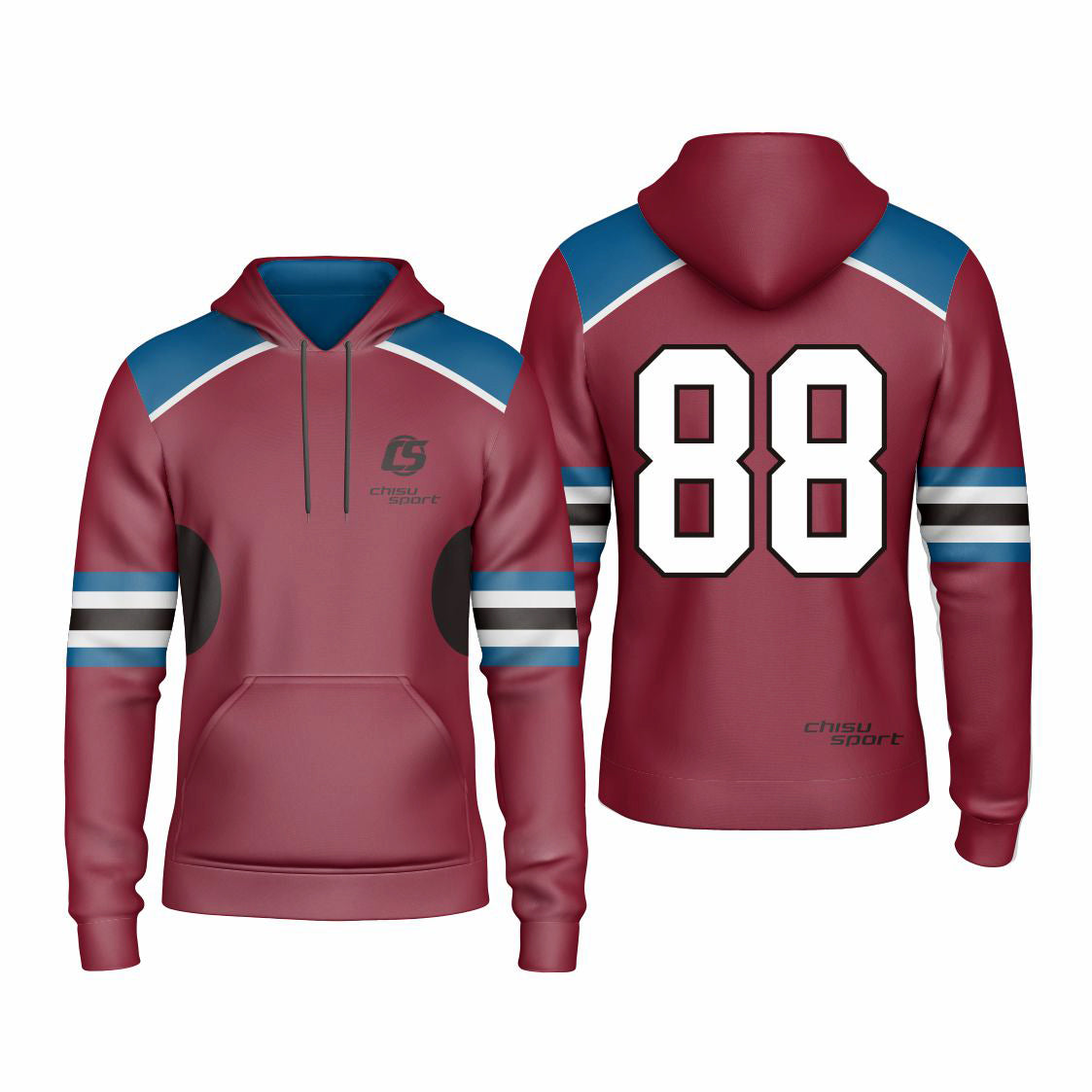 puckpuck hockey  Sublimated Custom ice Hockey Hoodie usa canada new hockey jersey