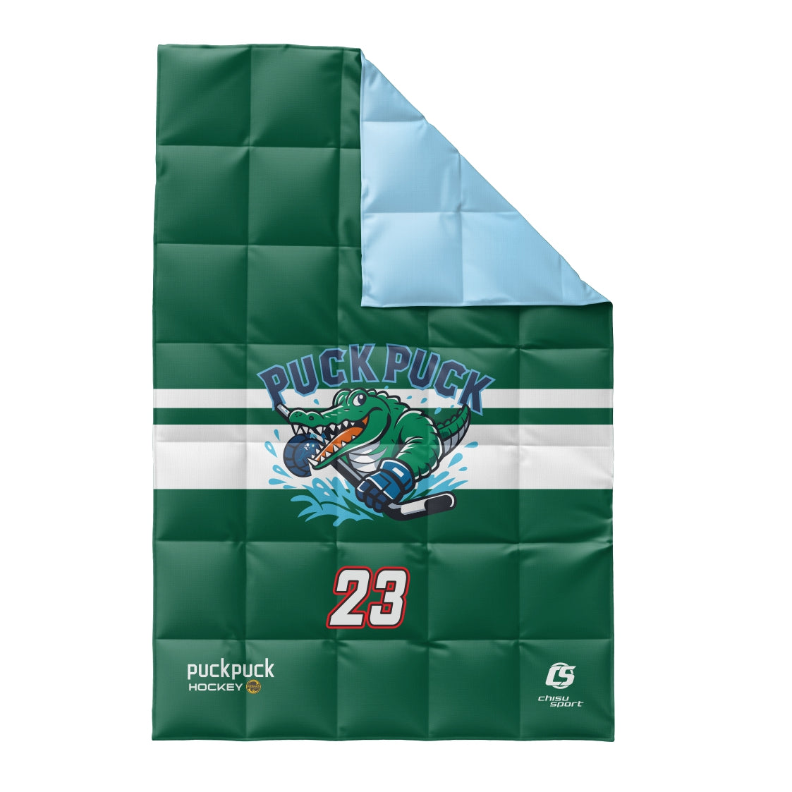 puckpuck hockey  blanket