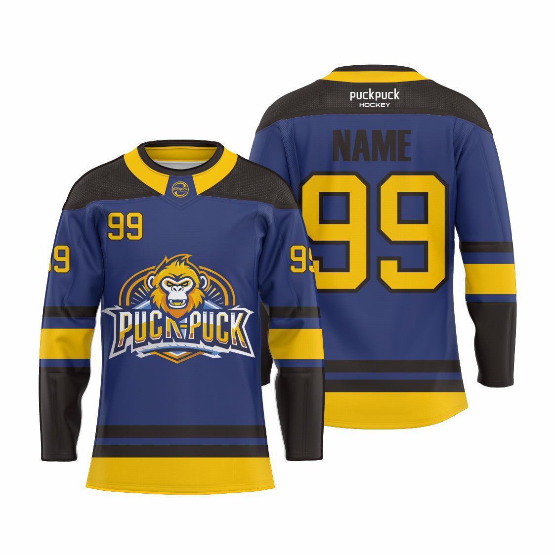puckpuck hockey  Sublimated custom ice hockey jersey neck2 usa canada new hockey jersey