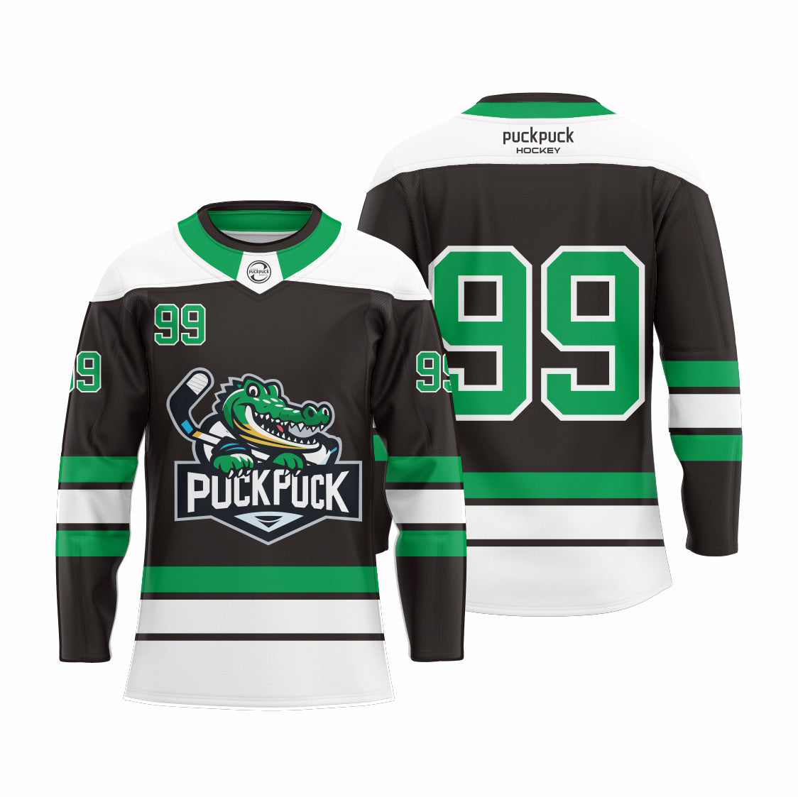 puckpuck hockey  Sublimated custom ice hockey jersey neck2 usa canada new hockey jersey