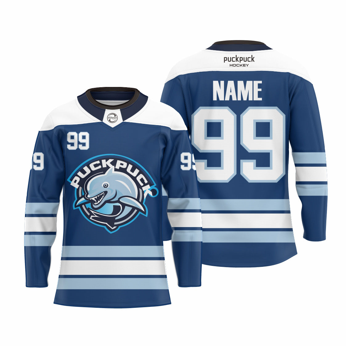 puckpuck hockey  Sublimated custom ice hockey jersey neck2 usa canada new hockey jersey