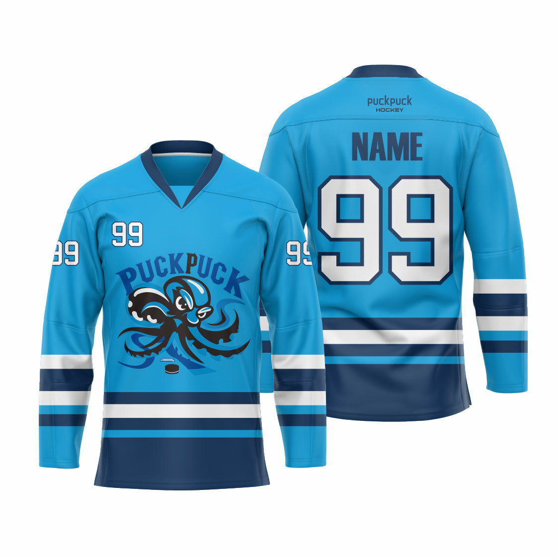 PuckPuck Sublimated Custom Ice Hockey game Jersey