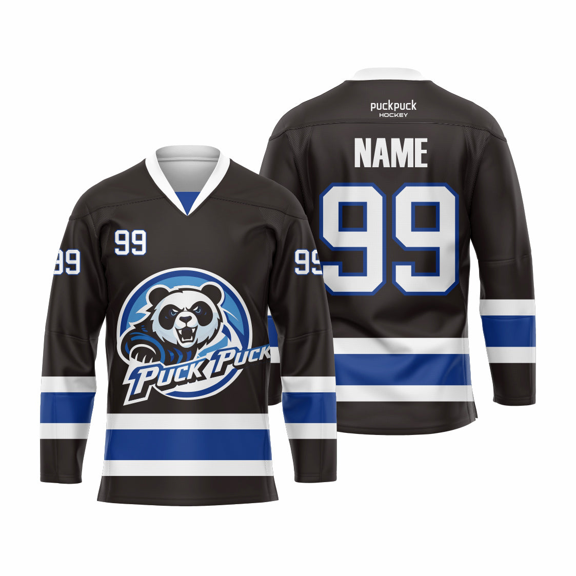 PuckPuck Sublimated Custom Ice Hockey game Jersey
