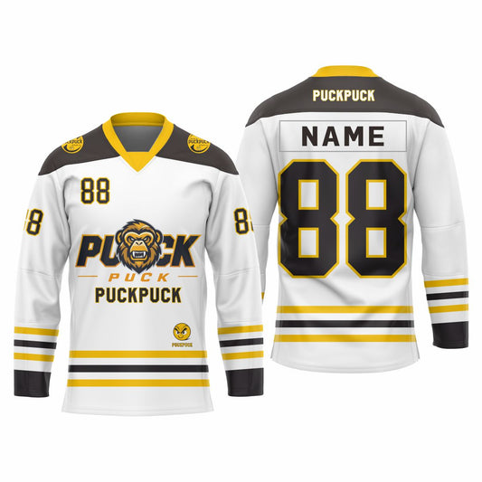 PuckPuck Sublimated Custom Ice Hockey game Jersey
