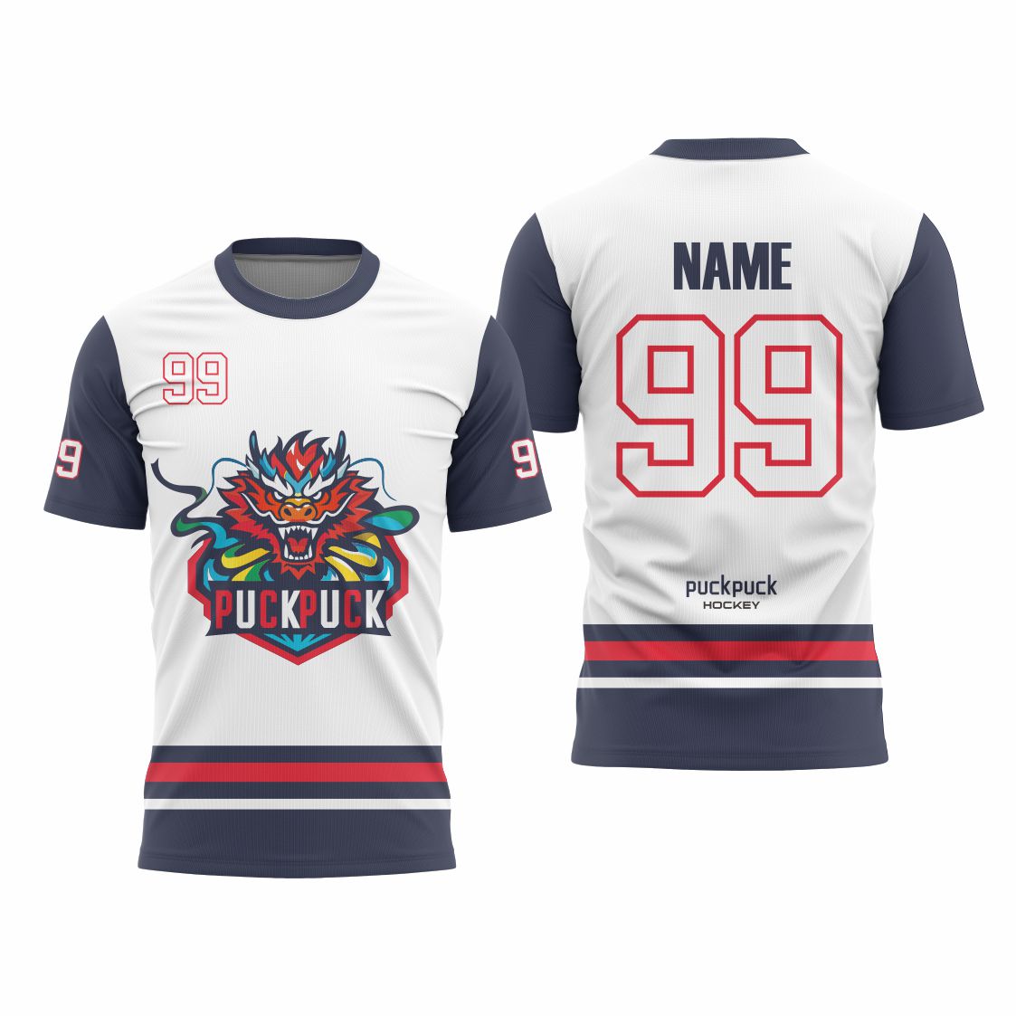 puckpuck hockey Sublimated custom ice hockey t shirt usa canada new hockey jerseypuckpuck hockey