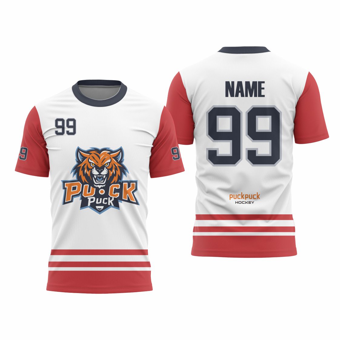 puckpuck hockey Sublimated custom ice hockey t shirt usa canada new hockey jerseypuckpuck hockey