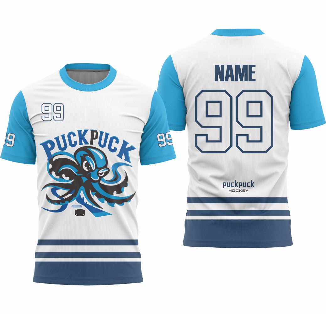 puckpuck hockey Sublimated custom ice hockey t shirt usa canada new hockey jerseypuckpuck hockey