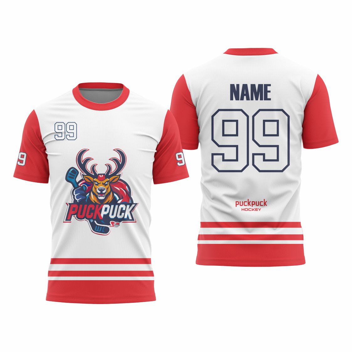 puckpuck hockey Sublimated custom ice hockey t shirt usa canada new hockey jerseypuckpuck hockey