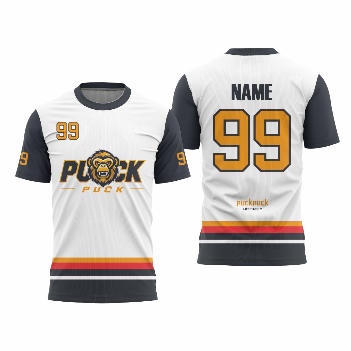 puckpuck hockey Sublimated custom ice hockey t shirt usa canada new hockey jerseypuckpuck hockey
