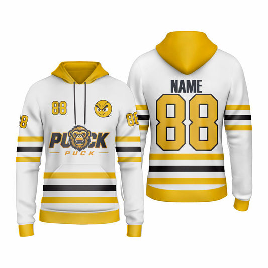 puckpuck hockey  Sublimated Custom ice Hockey Hoodie usa canada new hockey jersey